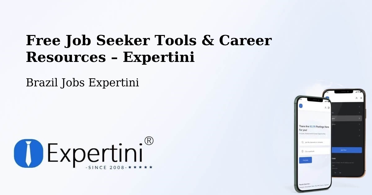 Free Job Seeker Tools & Career Resources – Baliza - Baliza, Brazil Jobs Expertini