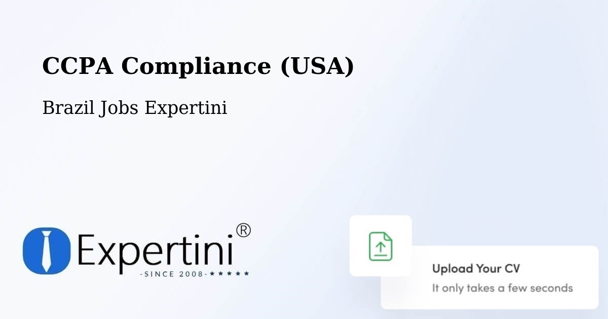 CCPA Privacy Rights & Compliance Notice – Baliza - Brazil Jobs Expertini